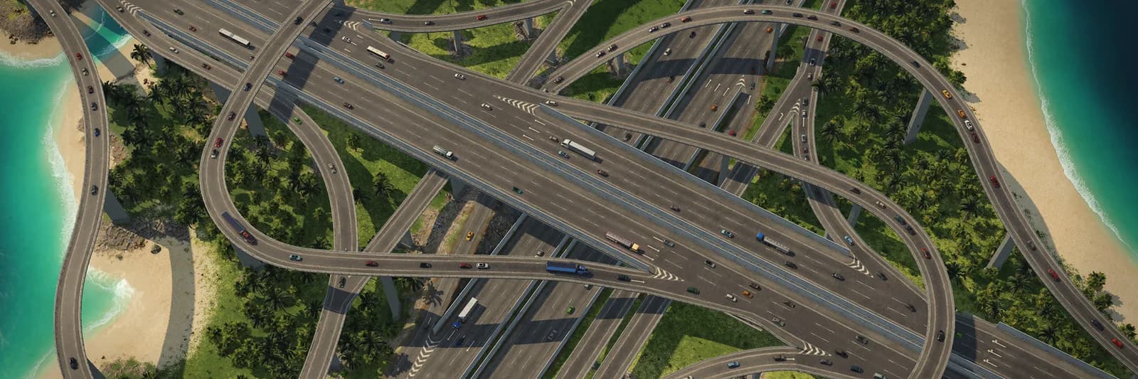 Coastal highway interchange